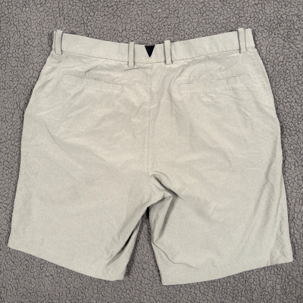 Nike Golf Dri-FIT Shorts Mens 38 Gray Performance Flat Front Stretch Polyester - Picture 3 of 13